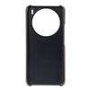 For vivo X100 5G Phone Case Leather Coated PC Cover with Dual Card Holder