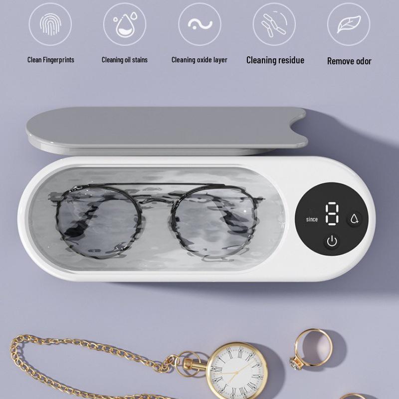 Ultrasonic Eyewear & Jewelry Cleaner – Home Device for Lenses, Retainers, Watches & More