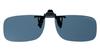 Óculos de sol de clip-on, polarizados, proteção UV, lente de cobertura flip-up, antirreflexo, lente