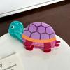 Turtle Acrylic Fashionable Hair Claw Clip Colorful And Functional Accessory Women For