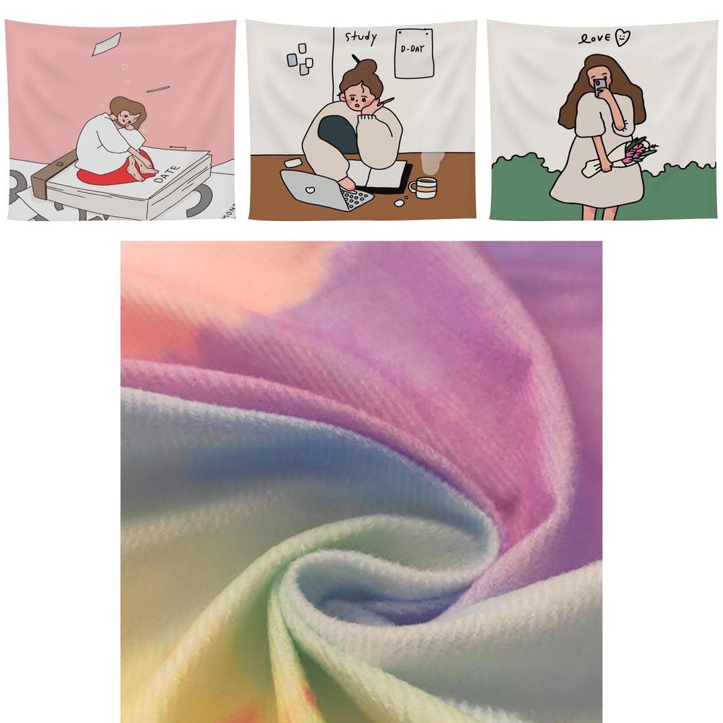 Cartoon Wandteppich zum Aufhängen für Schlafzimmer- oder Wohnzimmerdeko Langlebig und modisch