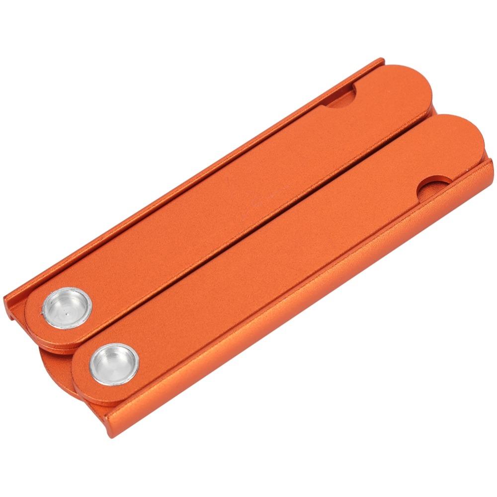 

3 Pcs Non Slip Folding Hanger Aluminum Alloy Multifunction Hanger Clothes Rack Outdoor Activities помаранчевий