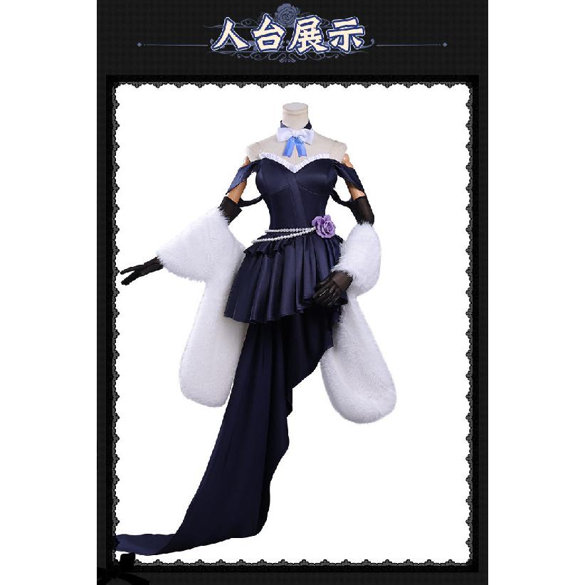Anime Tiger×Dragon Aisaka Taiga Cosplay Black Evening Dress Princess Skirt Plush Wrap Wig Woman Halloween Carnival Suit