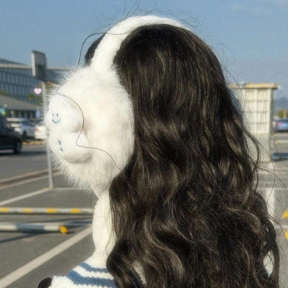 Little Snowman Ear Cover Plush Fur Ear Warmers Fashion Winter Earmuffs  Outdoor