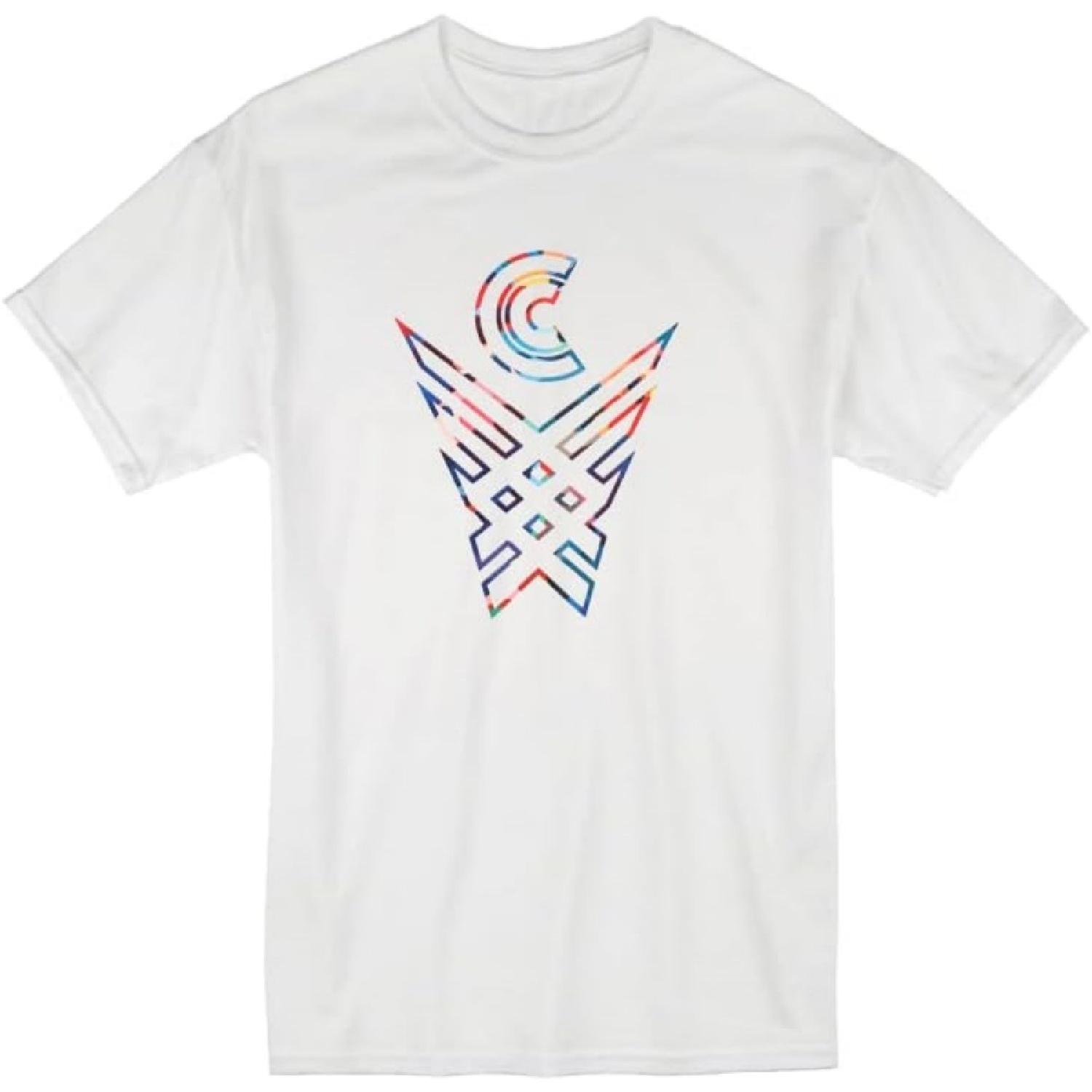 

Mens T Shirt - Combed Cotton_Poly T-Shirt with Graphics - Basketball T Shirts for Men - Mens Tees XXXXXL білий
