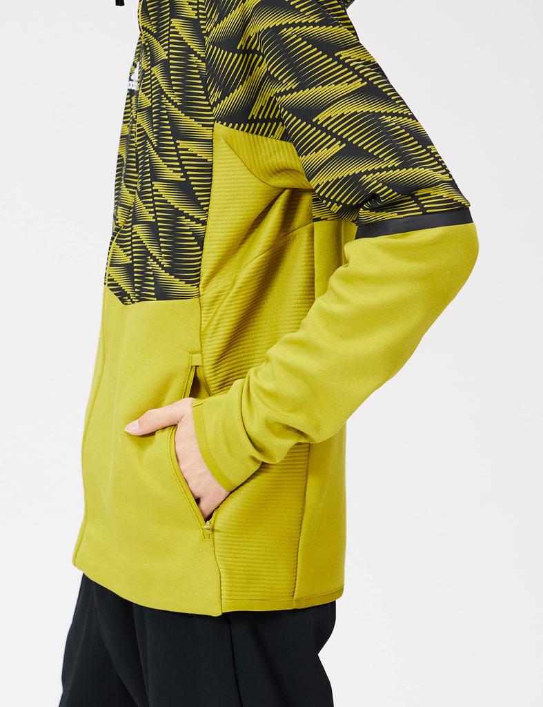 Adidas Design for Gameday Pulse Olive Size S Full-Zip Hoodie, Men's, (HN9511), (QY188)