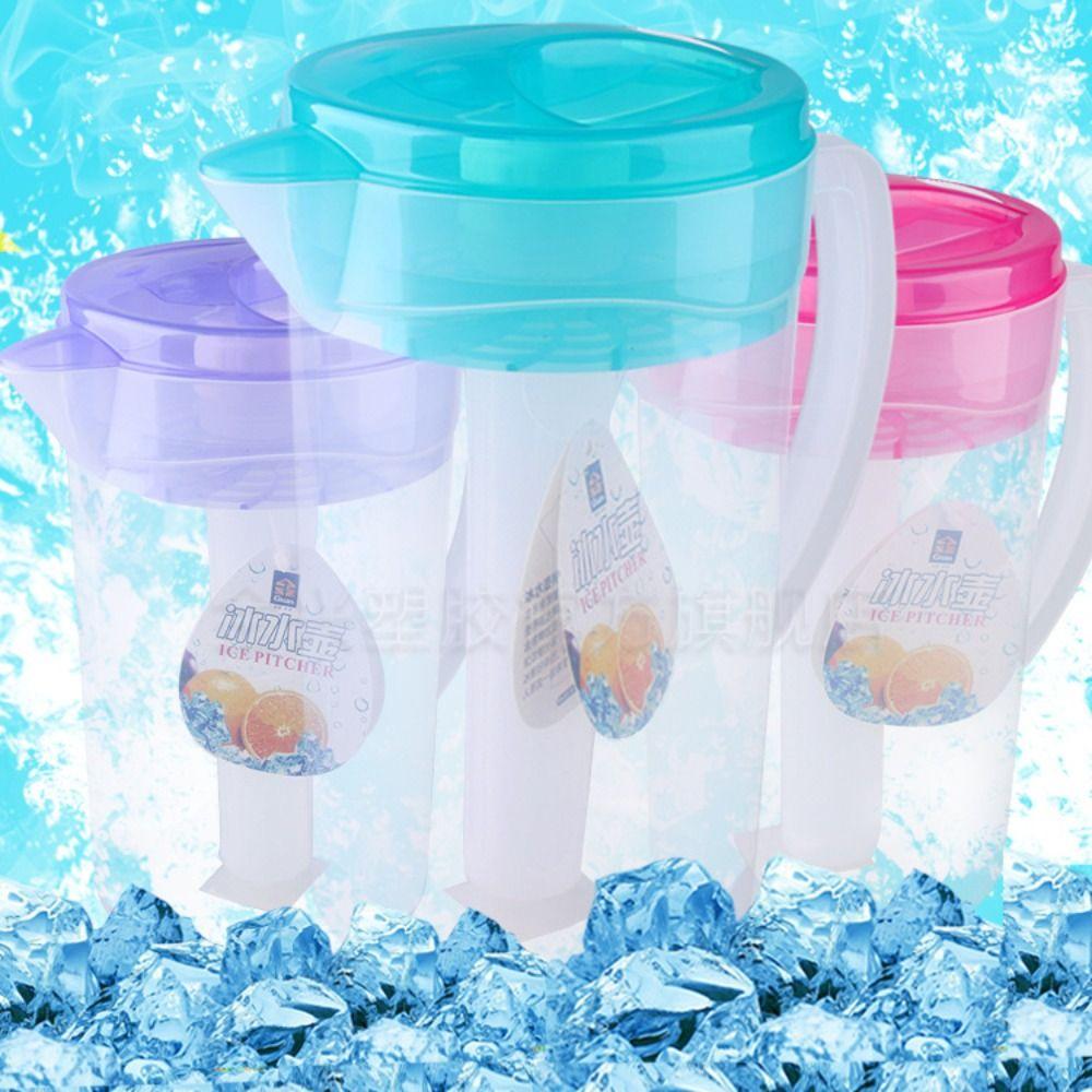 Hochwertige Fiberglas-Kanne Große Kühle Wasserflasche Einfache Kanne mit 4 Tassen