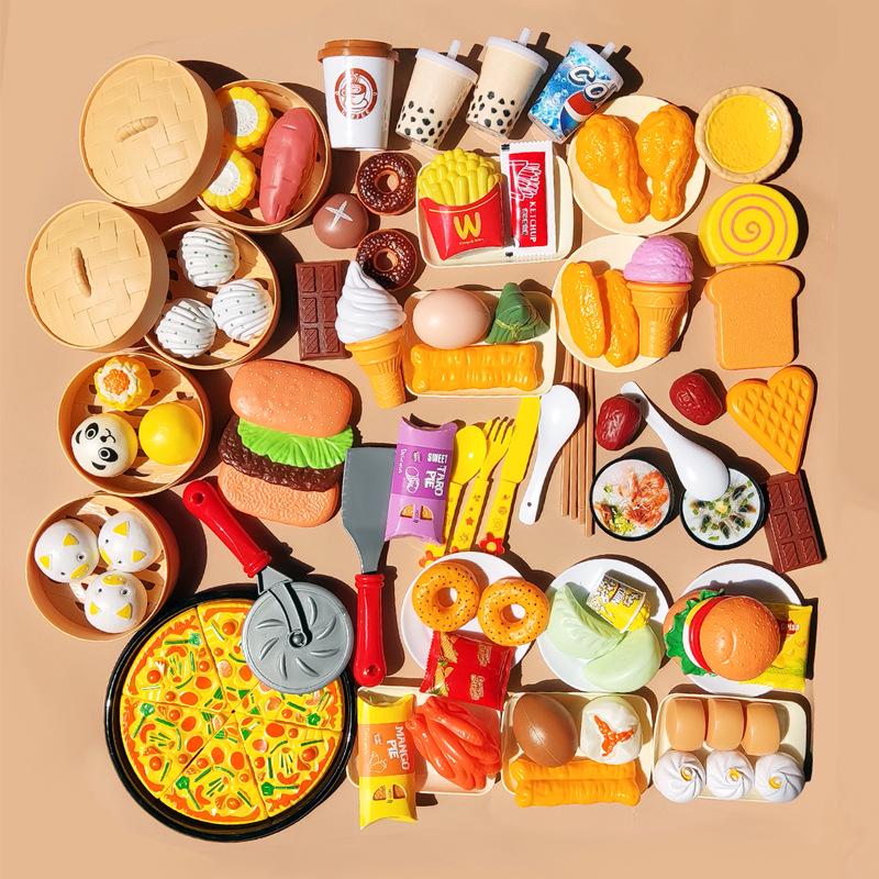 Children's BBQ Playset: Western Kitchen Simulation Food Toys