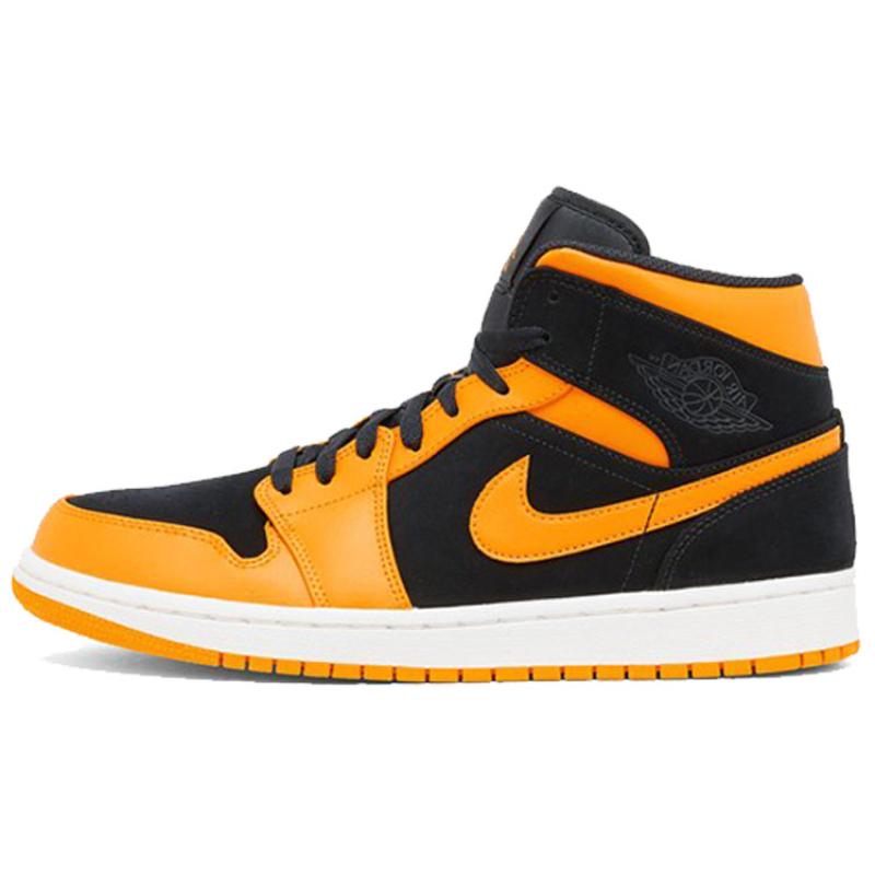 

Jordan 1 Mid Black Orange Peel Jordan 554724-081 41