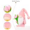 Faceless Doll Plush Decorative Fabric Mothers Day Tulip Plush Toy for Gifts