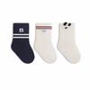 3Pairs/Lot Children's Socks For Boys Girls Striped Student Sport Baby Socks 0-8Yrs Kids Cute Letter Bear Bow Sock Spring Autumn