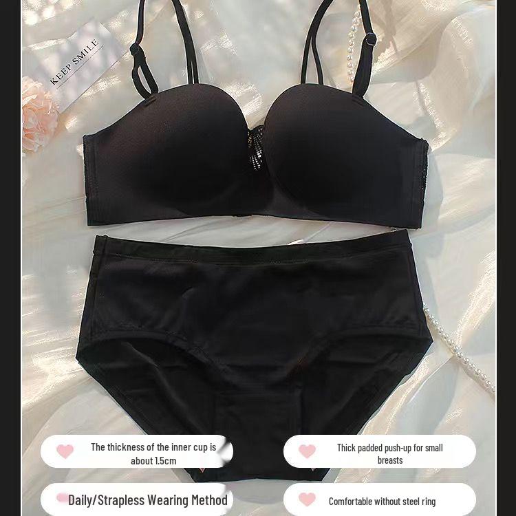 Reggiseno Push-Up Senza Spalline Senza Cuciture per Seno Piccolo – Senza Ferretto, Antiscivolo, Regolabile, Sollevante e con Bellissimo Design sulla Schiena