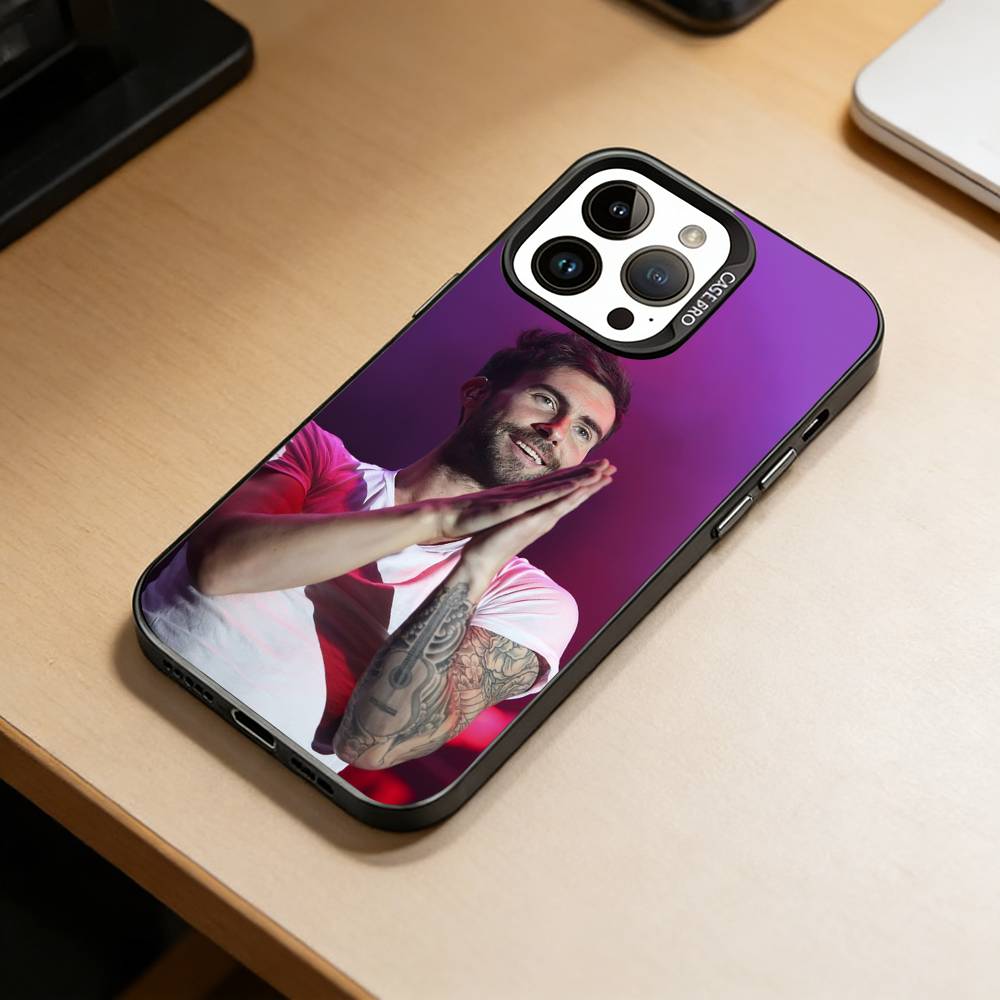 

M-Maroon 5 Phone Case For iPhone 17,16,15,14,13,12,11 Plus,Pro Max,XS,Colorful Silver Black Cover iPhone12