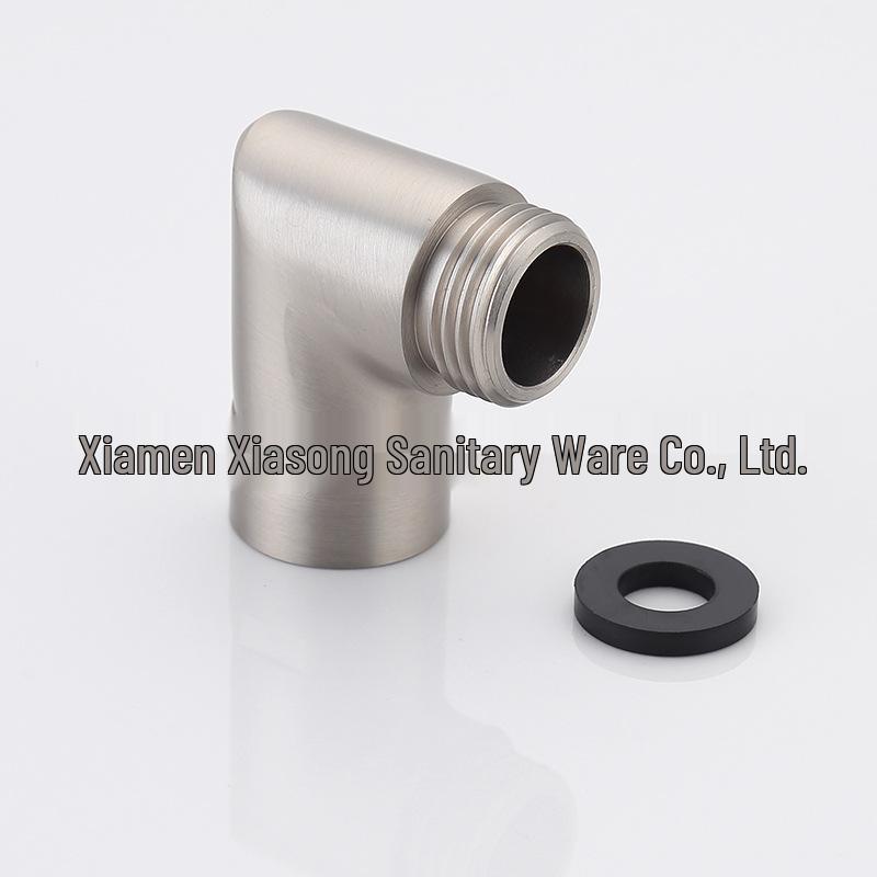 Handheld Shower Arm 90° Elbow Adapter with Swivel Connector