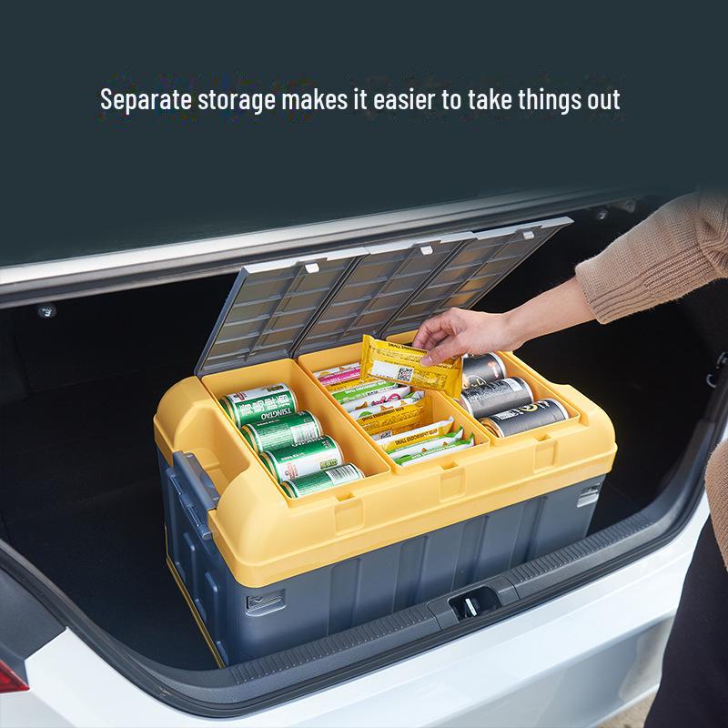 Multi-Function Foldable Car Storage Box for Home and Auto