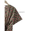 Women Floral Printed Hippie Green Cotton Maxi Beach Cover Gypsy Caftan Dress CKFTN-SCRN-FULL-BUYIT-153