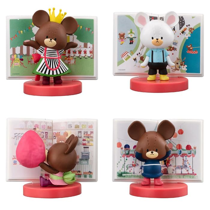 The Bears School Capsule Story Figure Gachapon Capsule Toy Complete Set of 4
