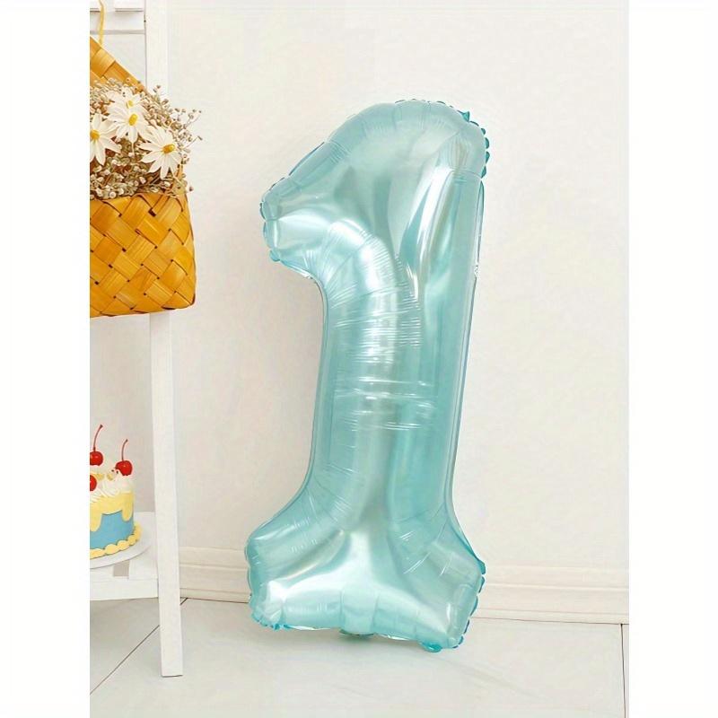 32inch Crystal Jelly Color Number Balloon for Birthday, Anniversary, Theme Party Background Decoration, Back To School Valentine Day