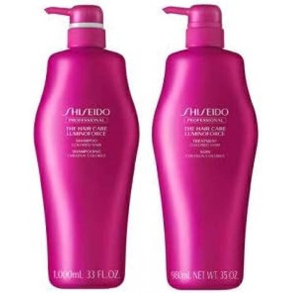 

Shiseido Шампунь Luminoforce 1000 мл, набор для лечения 1000 г