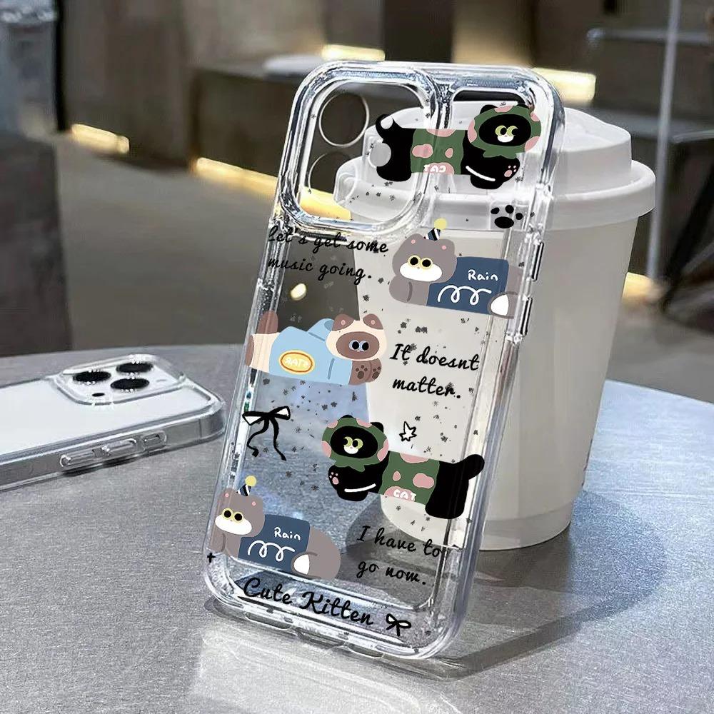 

Cute Puppy Polka Dot Couple Pattern Phone Case for iPhone 17 16 15 14 13 12 11 16E Series Pro Max Plus iphone 15 Plus