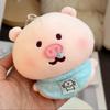 Kawaii Funny Snotty Pig Plush Keychain 2 Styles Soft Fluffy Runny Nose Pig Charm Perfect For Backpacks And Daily Accessories.