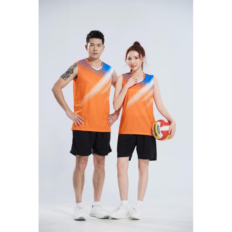 Unisex Sleeveless Sports Tank Top Set Volleyball Badminton Table Tennis Training Athletic Wear