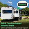 2 Pack Rv Level Bubble,graduated Scale Levels for Precision Leveling,stick on Leveling System for RV, Camper, Trailer and Caravan, High Visibility