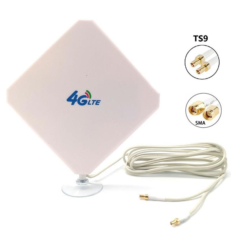 B03B-Hi-Gain 3G 4G LTE Outdoor 35Dbi Directional Wide Band MIMO Wifi Antenna 2 Meters RG174 Cable Antenna For Router