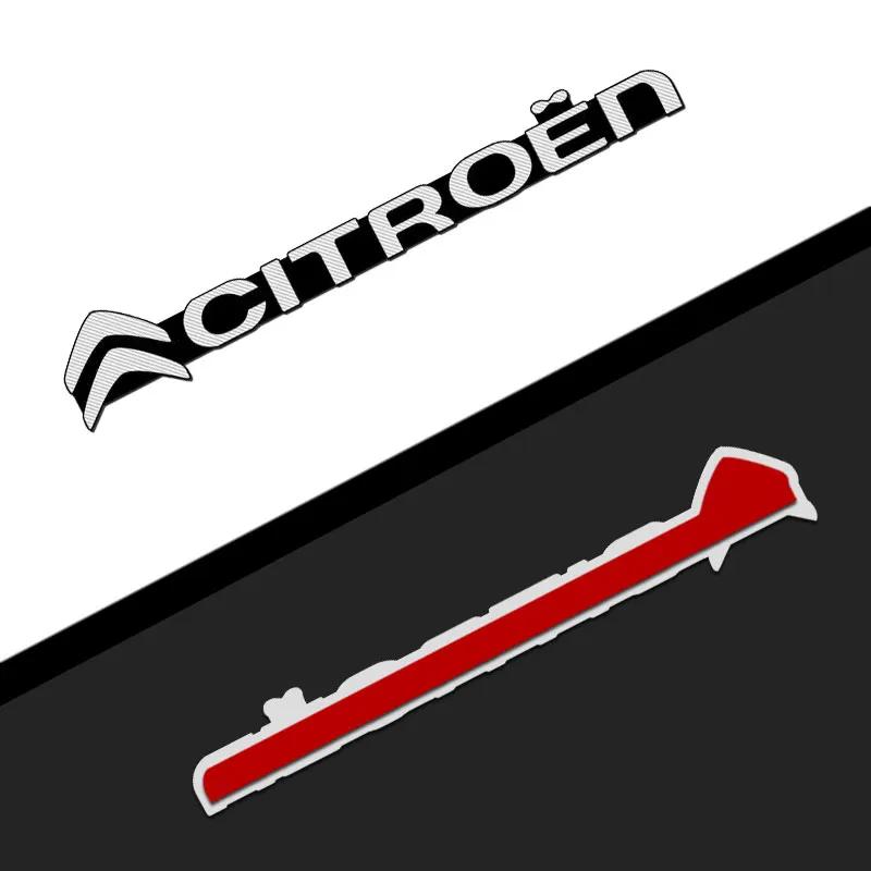 1/2/4pcs Car Audio Decorate 3D Aluminum Badge Emblem Sticker For Citroen C1 C3 C4 Grand Picasso C4L C5 C6 C8 VTS Aircross