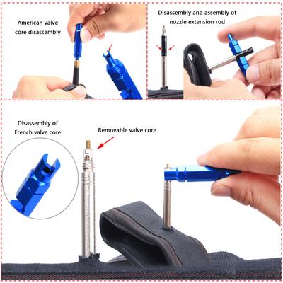 Applicatore Sigillante per Pneumatici Tubeless Strumento di Iniezione Liquido per Pneumatici Tubeless da Bicicletta per una Manutenzione Comoda da parte dei Ciclisti