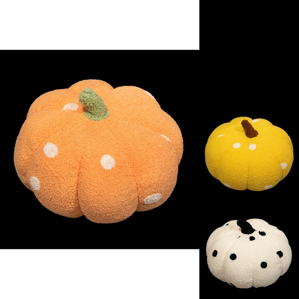 Adorable Polka Dot Pumpkin Plush Pillow For Kids And Adults