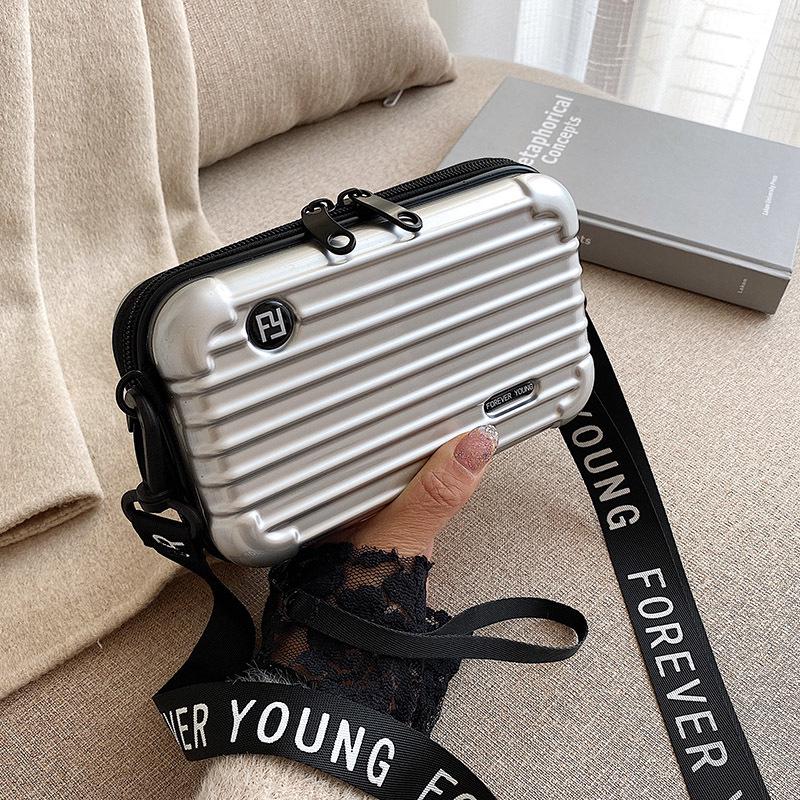 Women's Hard Shell Makeup & Toiletry Mini Bag | Crossbody, Evening, Travel Storage Box