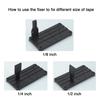 Universal Tape Splicing Rail for 1/2 1/4 1/8 10inch Reel to Reel Cassettes Ensuring Secure Splicing
