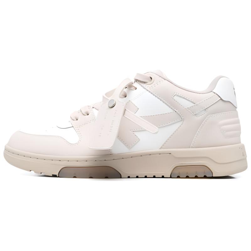 

Off-White Вне офиса Бежево-белые мужские кроссовки Кремовый OMIA189C99LEA001-6101 40