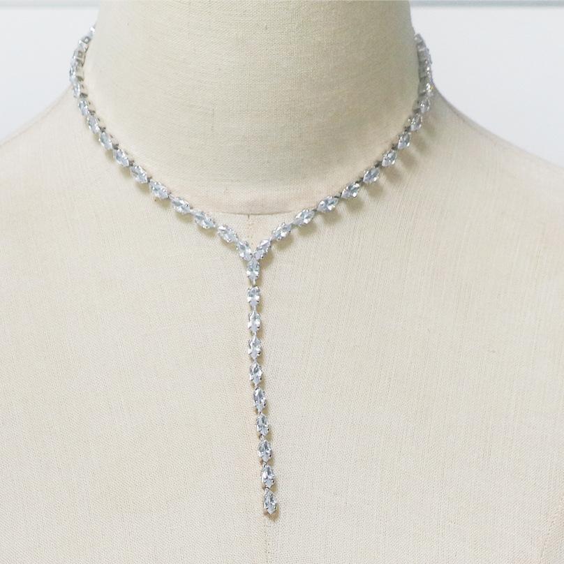 European And American Jewelry, Exquisite Horse Eye Rhinestone Necklace, Fashion Dinner Party Jewelry And Accessories