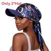 Fashion Print Silk Scarf Headwear With Sun Protection For Outdoor Activities