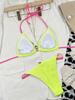 2024 Sexy Bikini with Toothpick Fabric - European and American Style Split Swimsuit