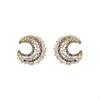 Luxenter Earrings with Multi-colored Zircon 18k Gold Finish - Abs