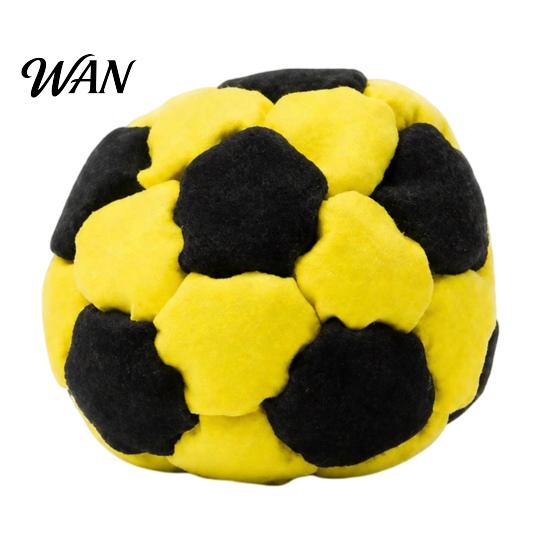 Soccer Shaped Sand Bag Football Sandbags, Soft Plush Footbags for Adults, Juggling Balls, Vibrant Sports Team Building Game Prop Design Dirtbag Indoor
