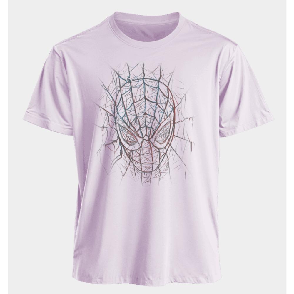 Men's and Women's T-shirts Spider-Man Summer American Spring and Autumn New Oversized Casual Niche Classic Short-sleeved
