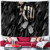 Skull Psychedelic Halloween Decoration Dorm Angel Devil Tapestry Anime Hell Wall Hanging Witchcraft