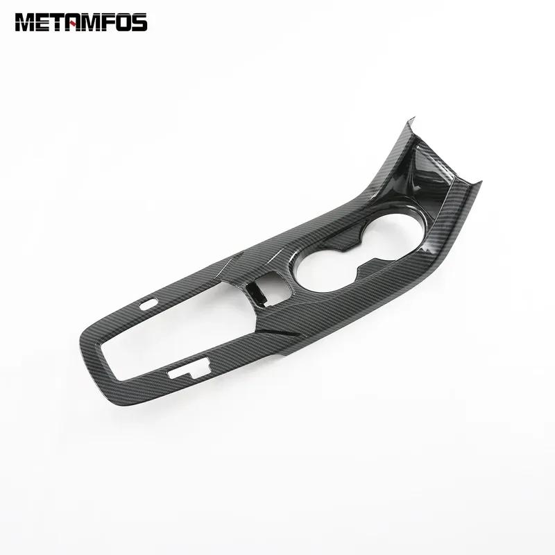 For Toyota Corolla Cross -2024 2025 Carbon Fiber Center Console Gear Shift Box Cover Trim Cup Holder Interior Accessories