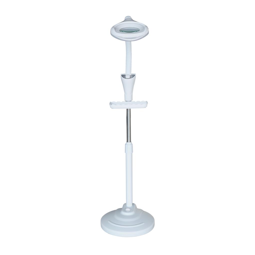 16X LED Floor Stand Facial Magnifying Salon Beauty Light Magnifier Lamp Adjust Aluminum Lamp Plate + Imported LED Lamp Bead