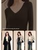 Women's Thermal Underwear Set with Padded Top, Fleece-Lined for Fall/Winter, Wool-Silk Blend