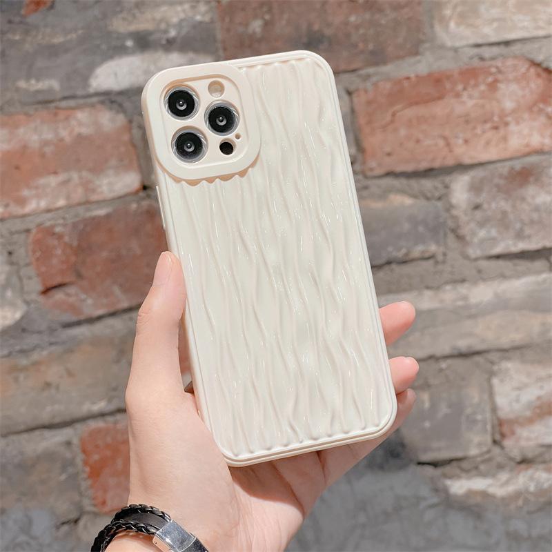 Art Water Ripple Applies To Iphone17promax Apple 16 Mobile Phone Case 14/15 New Xr/xsmax Soft