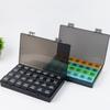 Hot Large Portable Monthly Pill Organizer Storage 4 Weeks A Month 28 Days Box Case for Vitamins Supplements Fish Oil Medicine