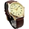 Casio MTP-V001GL-9B Analog Quartz Men's Watch Gold Cream Yellow Casual Style