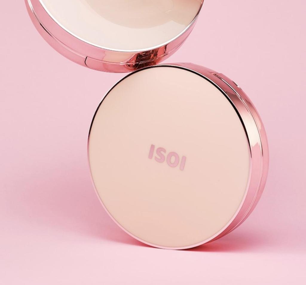 ISOI Skincare Vegan Cushion SPF38 PA++ No.21 13g+13g Refill Glow Hydrating Base Makeup