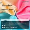 Oil-Dyed Shiny Non-Elastic Polyester Satin Fabric for Dress Linings