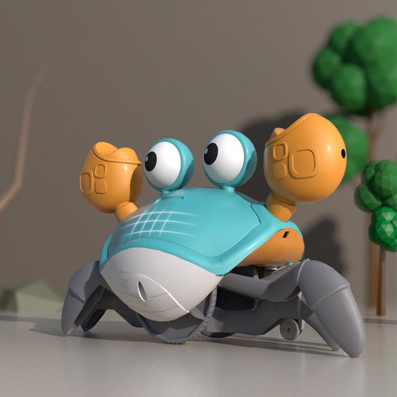 Kid Crawling Crab Toy Infant Tummy Time Induction Escape Crab Baby Learning Training Crawl Walking Toddler Development Gift